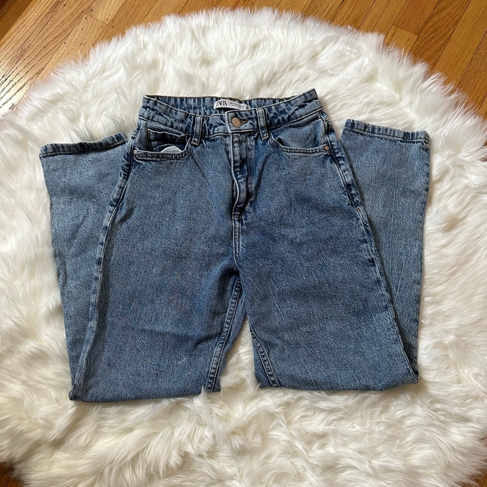 zara mom jeans
